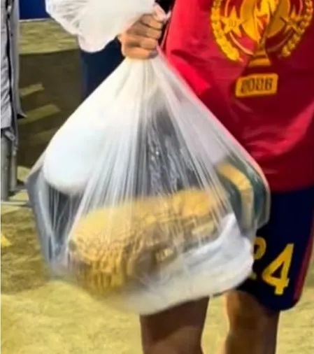 Pamje e zmadhuar e qeses plastike