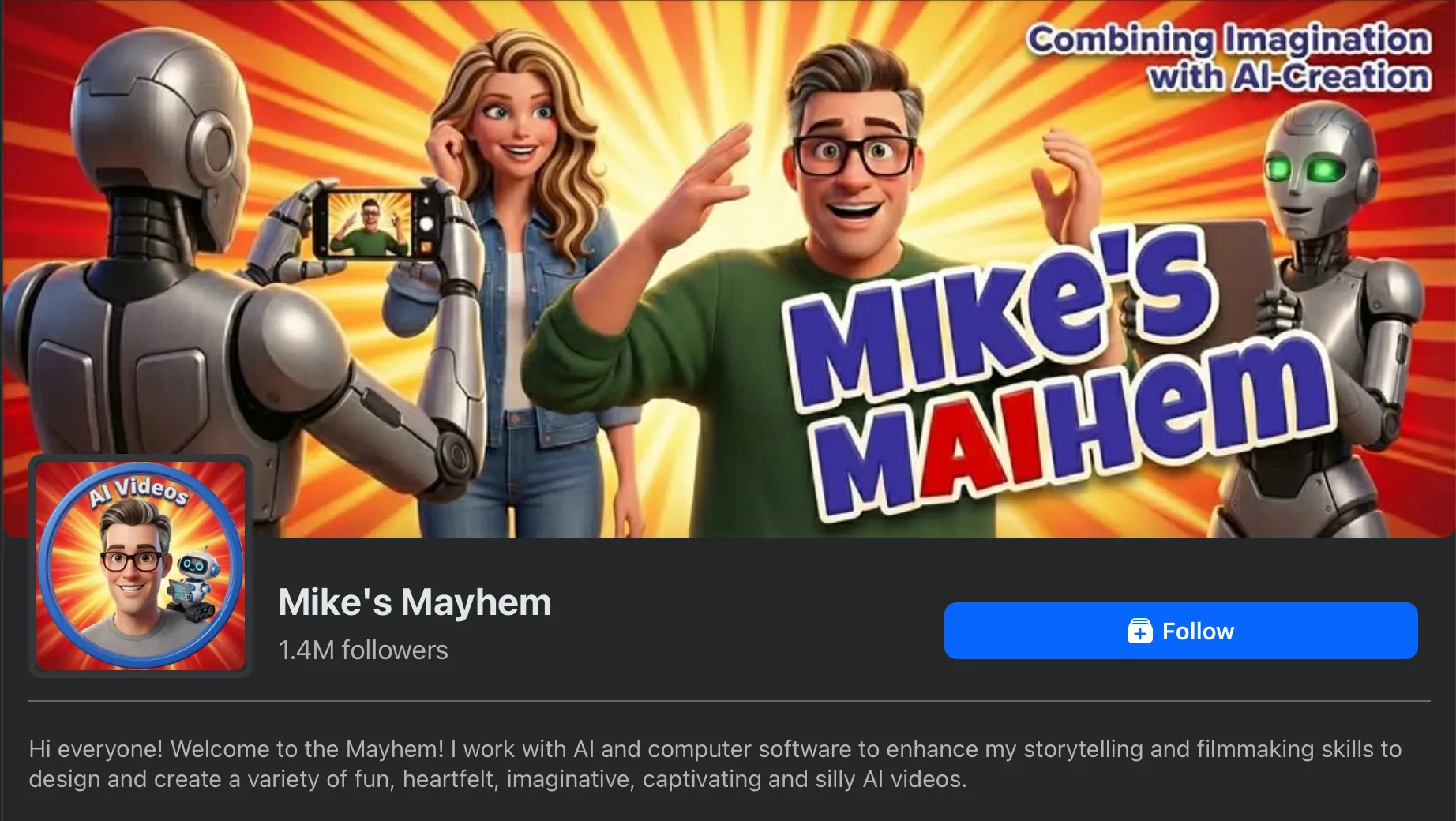 Screenshot i llogarisë "Mike’s Mayhem"