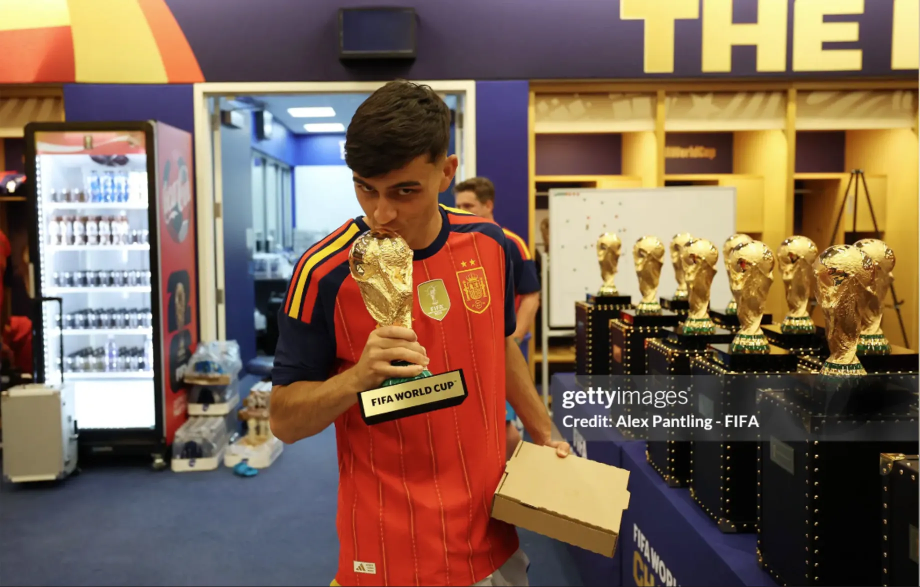 Getty Images - Pamje nga dhomat e zhveshjes së Spanjës